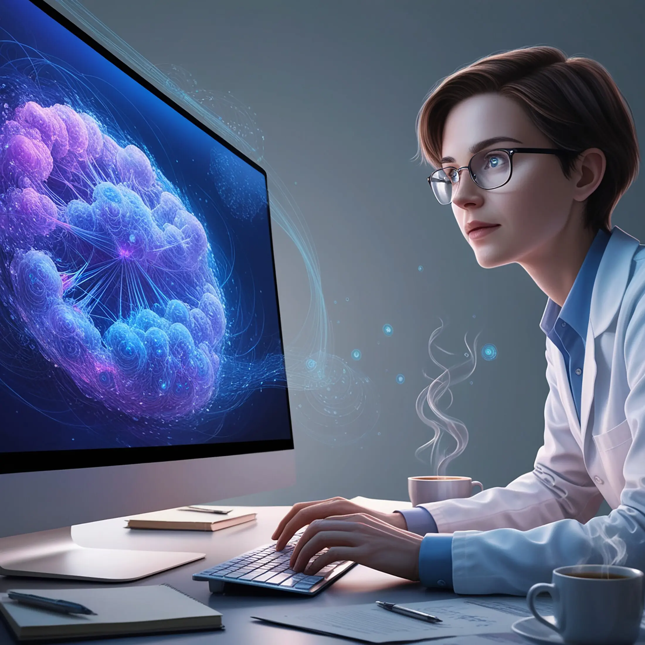 Menschen in der Wirtschaftsinformatik arbeiten hart in den Bereichen Datenanalyse und Statistik.